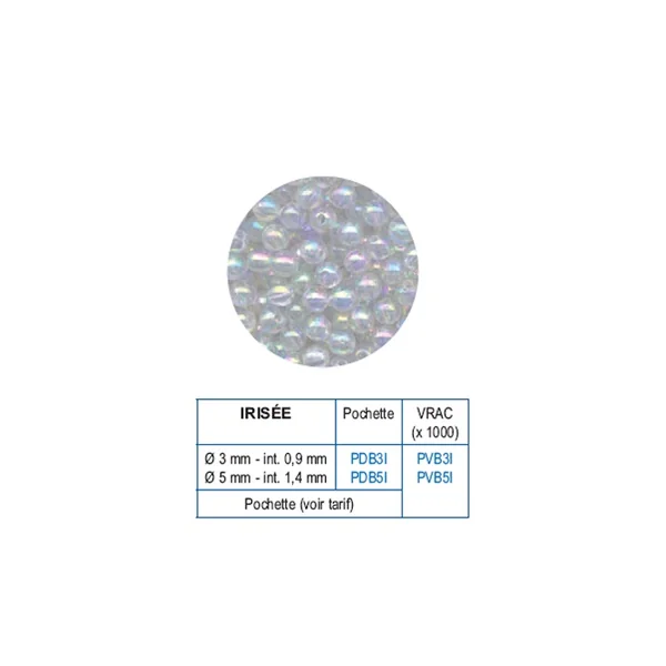 1000 Perles de montage 3 mm