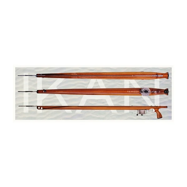Arbalète fusil harpon bois chasse sous marine Teaksea Ikan - 115 cm