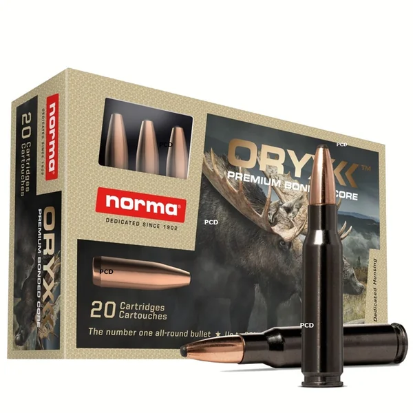 Balles Norma Oryx Silencer 308 Win 165 Grains Par 20
