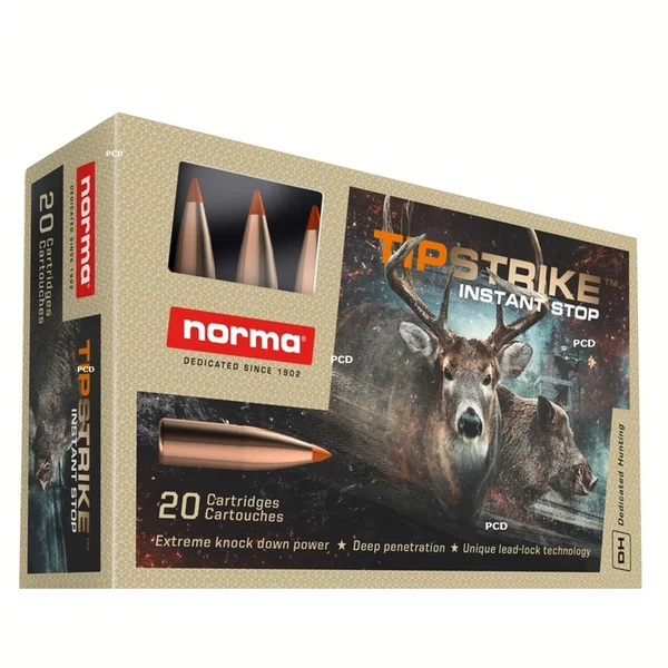 Balles Norma Tipstrike 7x65 R 160 Grains Par 20