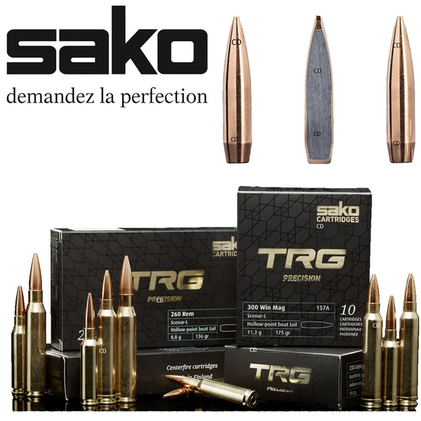 Balles Sako TRG Précision HPBT 6.5 Creedmoor 136 Grains Par 20
