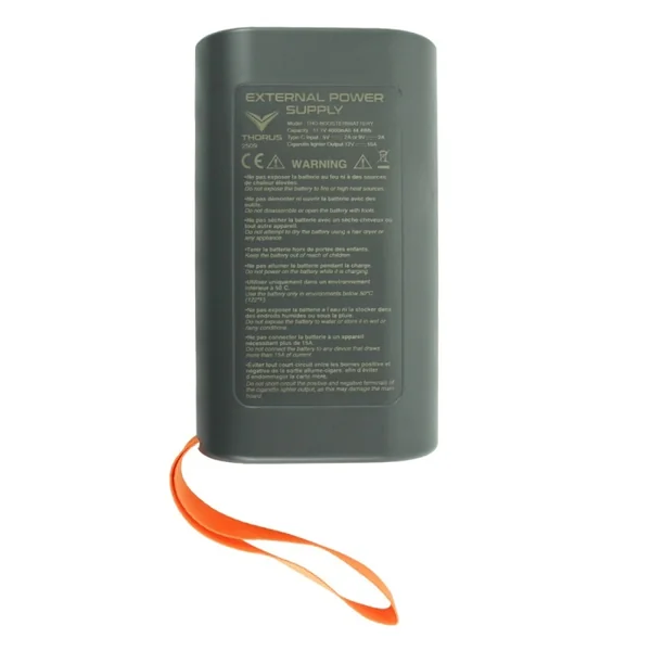 Batterie externe Thorus Booster Batterie 4 000 mAh prise allume cigare pour gonfleur électrique