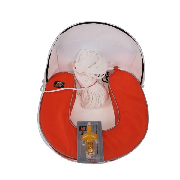 Bouée de sauvetage fer à cheval + feu lithium 4Water