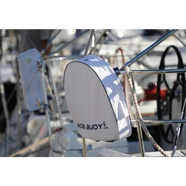 Bouée de sauvetage fer à cheval + feu lithium 4Water