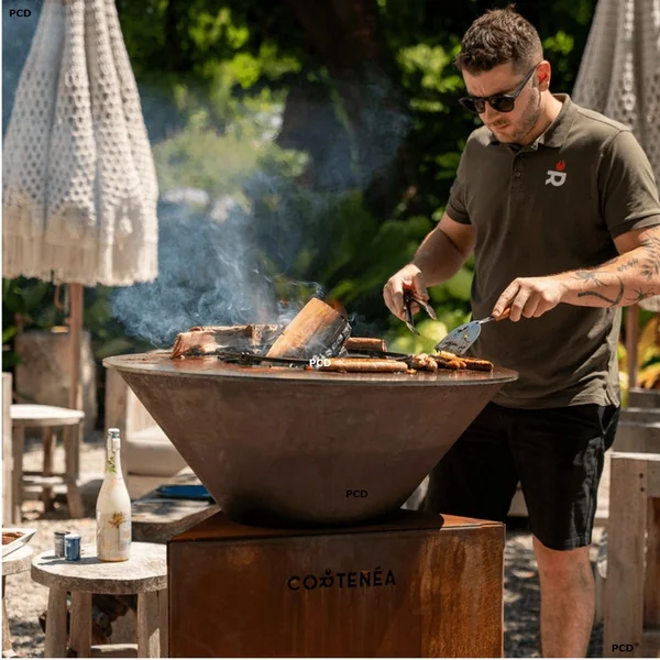 Braséro Cortenéa En Acier Corten Tradition 80