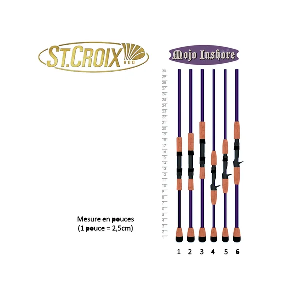 CANNE MER SPINNING ST CROIX MOJO INSHORE FAST 2M13 ML