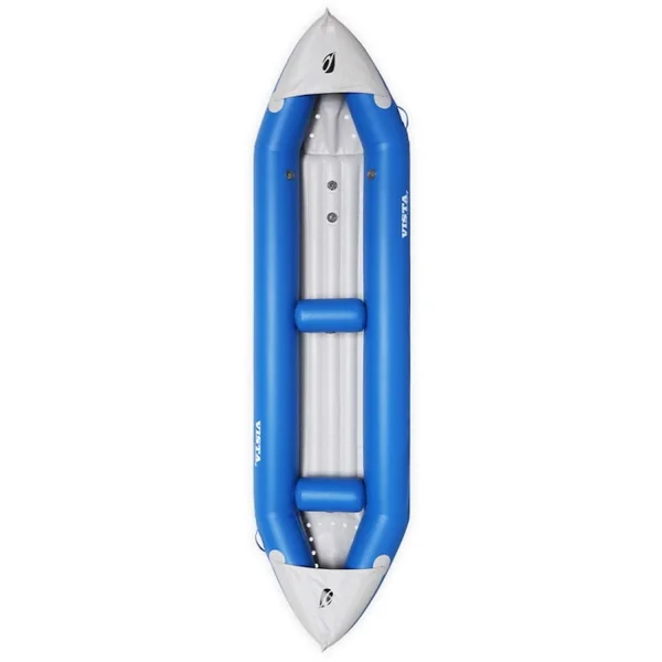 Canoe Kayak gonflable PVC 2 places Aqua Design Vista Bleu Hotdog eau vive