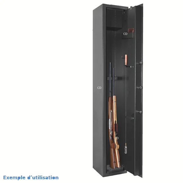 Coffre Elite Gaper 4 Armes Avec Etagère Intérieure