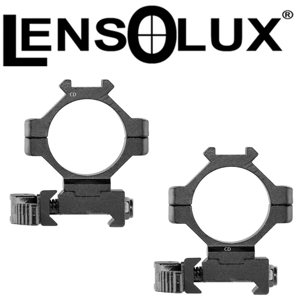 COLLIERS DE MONTAGE RAPIDE LENSOLUX 25.4 OU 30MM