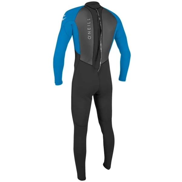 Combinaison Homme O'Neill Reactor 3/2 mm back zip - Noir Bleu Ocean