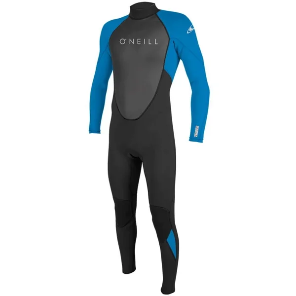 Combinaison Homme O'Neill Reactor 3/2 mm back zip - Noir Bleu Ocean