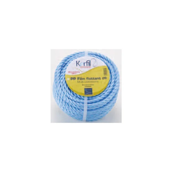 Cordage de pêche polypropylène 30 m bleu 12 mm