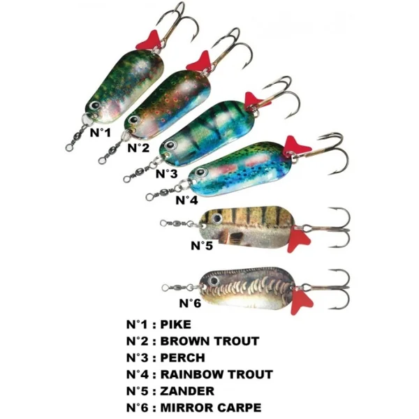 Cuillers de pêche Ondulantes Super Natural Blinker 22 gr / 55 mm Dam