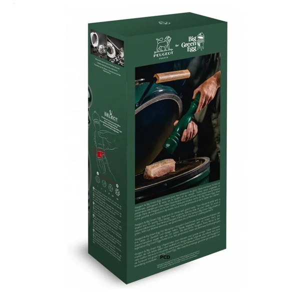 Duo De Moulins Sel Et Poivre Paris Peugeot 30cm Pour Kamado Big Green Egg