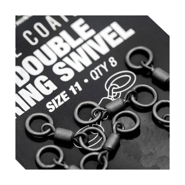 Emerillon à Anneau Korda PTFE Double Ring Swivel T11 (par 8)