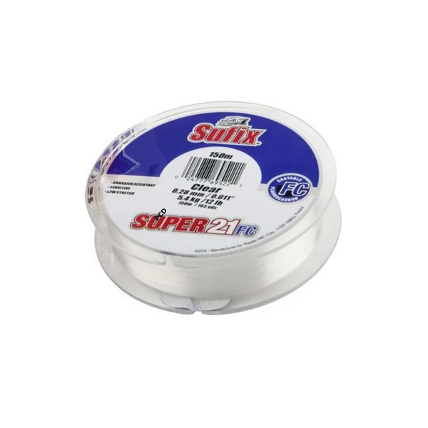 Fluorocarbone Sufix Super 21 FC Clear 50M Hanging With Socket Spool