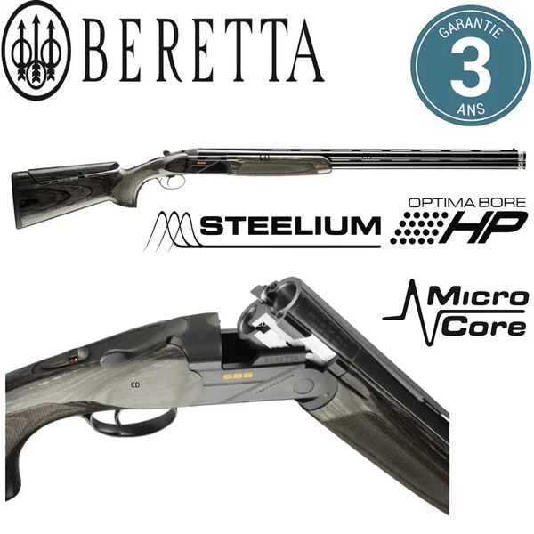 Fusil Beretta 688 Performance Black Sporting Gaucher 12/76 76cm