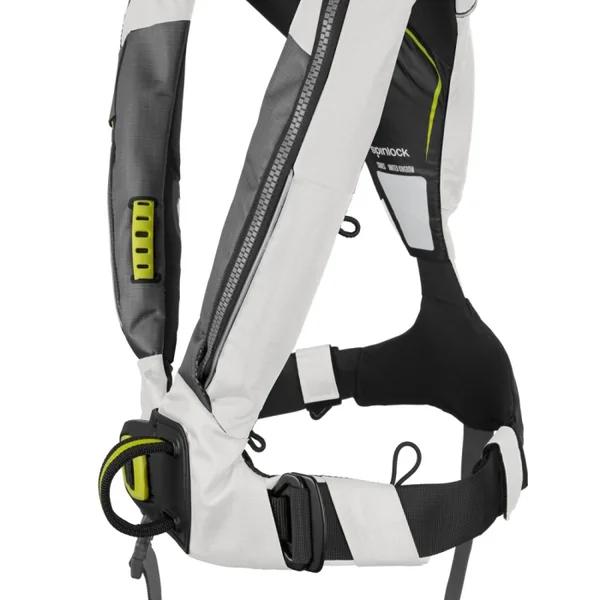 Gilet gonflable Spinlock 6D Deckvest 170 N Automatique Blanc Tropic + Harnais