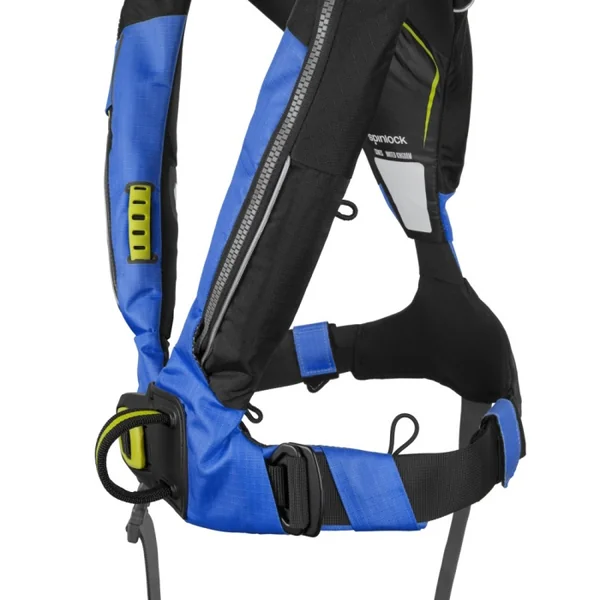 Gilet gonflable Spinlock 6D Deckvest 170 N Automatique Bleu Pacific + Harnais