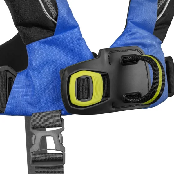 Gilet gonflable Spinlock 6D Deckvest 170 N Automatique Bleu Pacific + Harnais