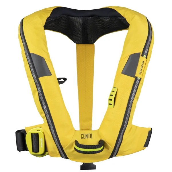 Gilet gonflable Spinlock Deckvest CENTO Junior 150 N Automatique Jaune