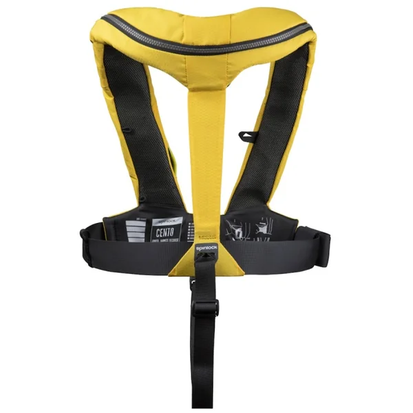 Gilet gonflable Spinlock Deckvest CENTO Junior 150 N Automatique Jaune