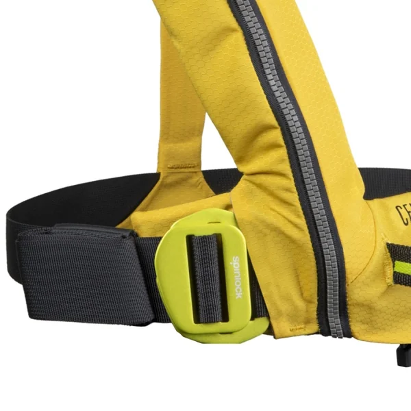 Gilet gonflable Spinlock Deckvest CENTO Junior 150 N Automatique Jaune