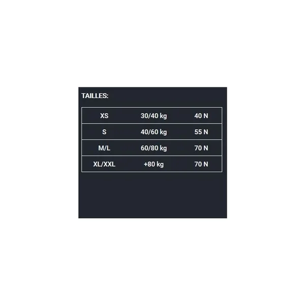 Gilet kayak Aqua Design Outdoor Club 70N Rouge et Noir