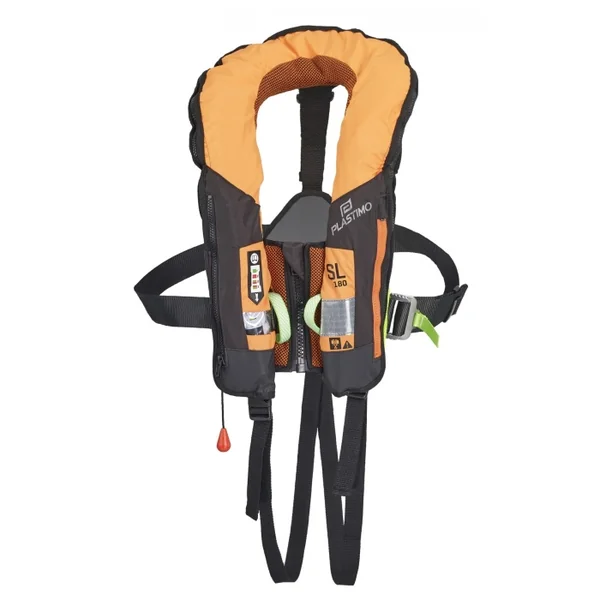 Gilet sauvetage gonflable Plastimo SL 180N Pro-Sensor + harnais