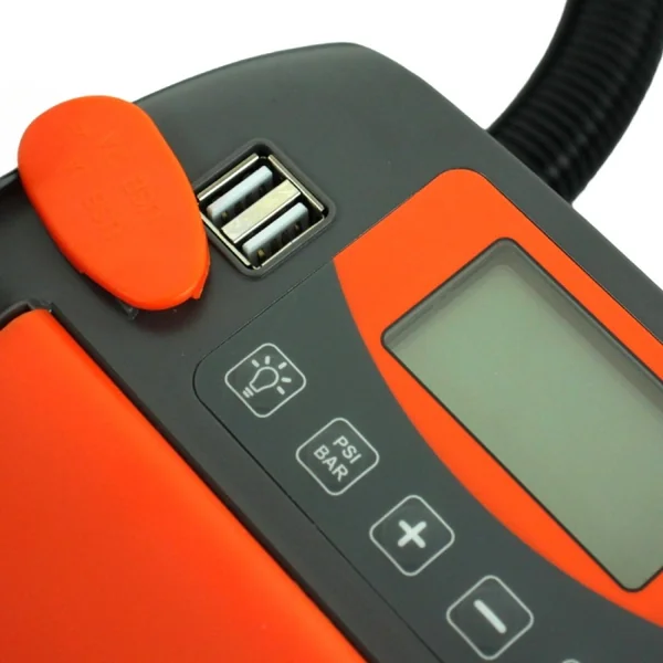 Gonfleur électrique Thorus Booster 9 PLUS batterie intégrée et Prise allume cigare 12V 16PSI/1.1 Bar