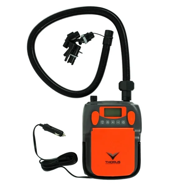 Gonfleur électrique Thorus Booster 9 PLUS batterie intégrée et Prise allume cigare 12V 16PSI/1.1 Bar