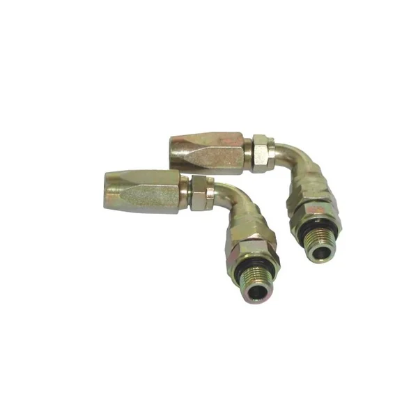 Jeu de raccords coudés orientables - tuyau souple - 1/4 BSPP - Ø8mm Lecomble et Schmidt