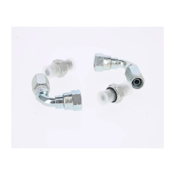 Jeu de raccords coudés orientables - tuyau souple - 1/4 BSPP - Ø8mm Lecomble et Schmidt