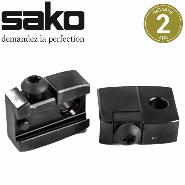 Jeu D'Embases Sako Bronze Magnum Pour Collier Optilock Rail Sako 85 M Et XL