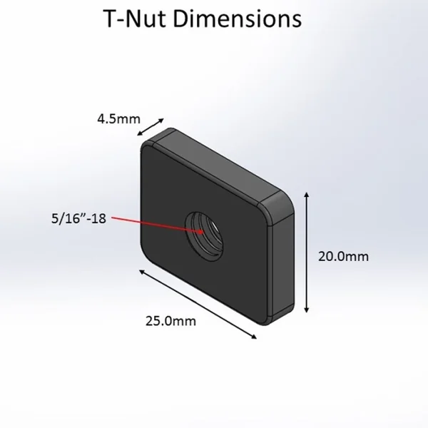 Kit de montage Malone T-Slot