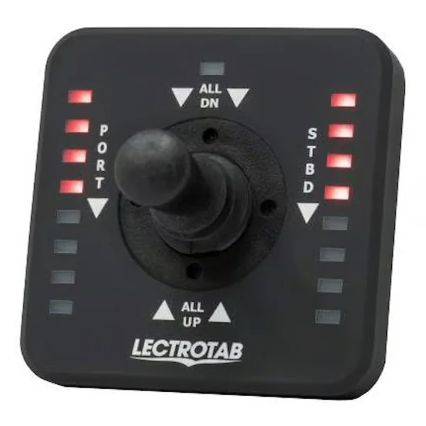 Kit flaps Lectrolab 305X610 mm pelles aluminium avec commutateur Joystick LED 12V