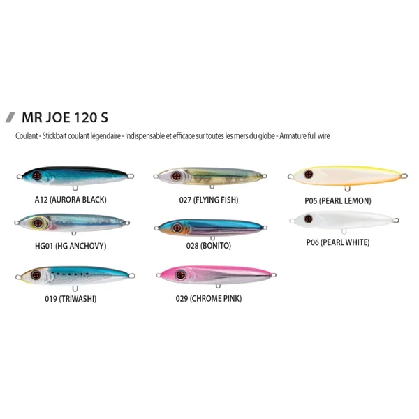 Leurre de surface Coulant Sakura Mr Joe 120 mm 35 gr