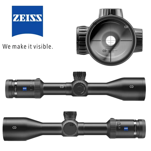 LUNETTE ZEISS CONQUEST V6 TARGET 3-18X50 RET ZBR-2 TOURELLE BALISTIQUE