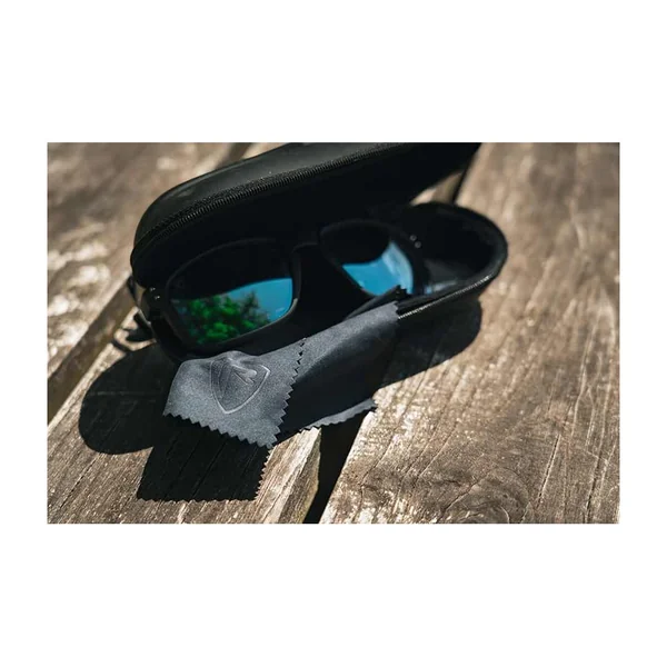 Lunettes Polarisantes Fox Rage Transparent Black Brown Lens Mirror Blue