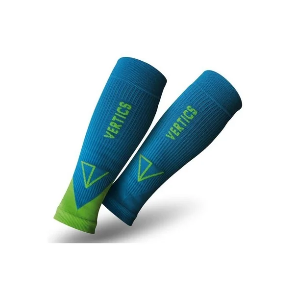 Manches de contention Vertics néon pétrole/citron vert Taille L