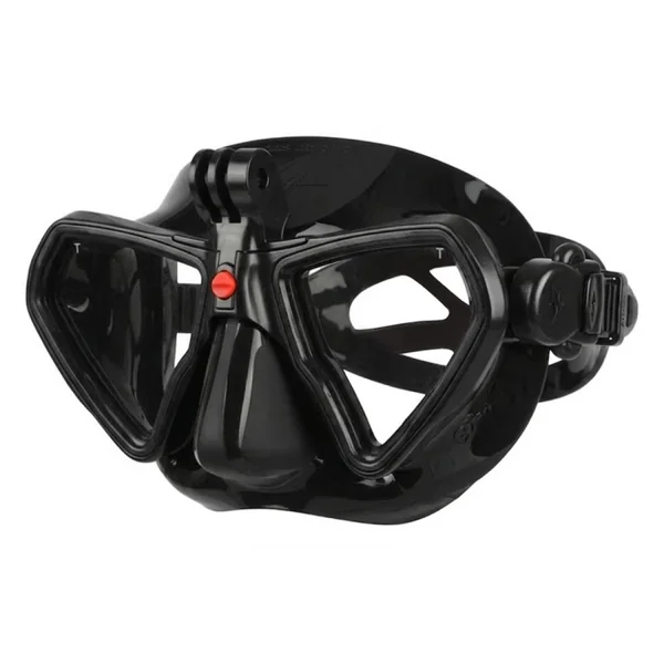 Masque chasse sous marine Dessault HD Element - Black + kit Action Cam offert
