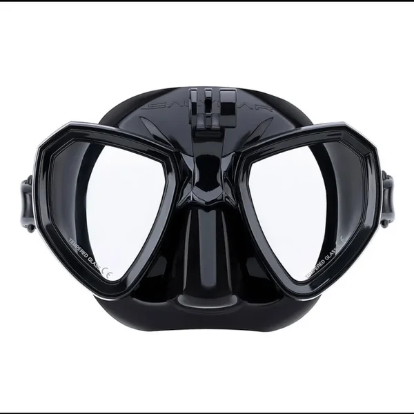 Masque de chasse sous marine Salvimar Trinity Anti-buée avec support caméra Go Pro