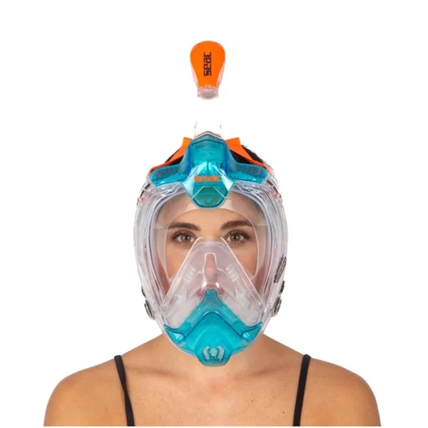 Masque Facial snorkeling Seac sub Libera Bleu - Taille L/XL