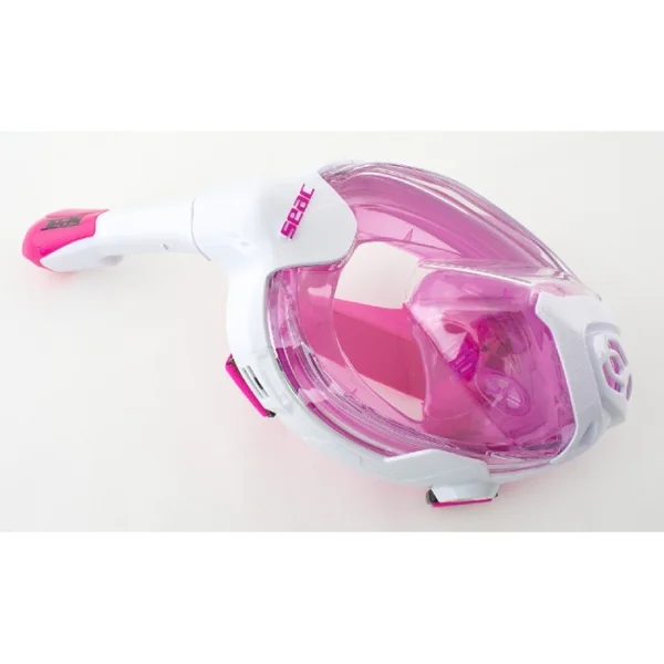 Masque Facial snorkeling Seac sub Magica Blanc-Rose XS/S 8 ans et +