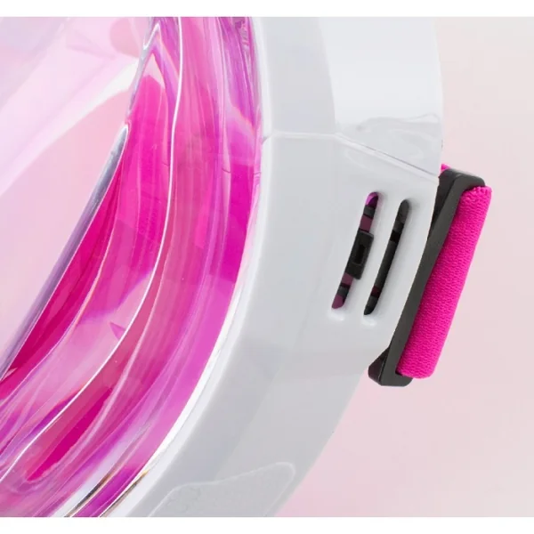 Masque Facial snorkeling Seac sub Magica Blanc-Rose XS/S 8 ans et +