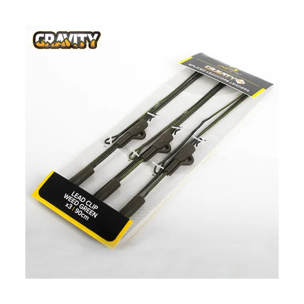 Montage Carp Spirit Gravity Lead Clip 90cm (par 3)