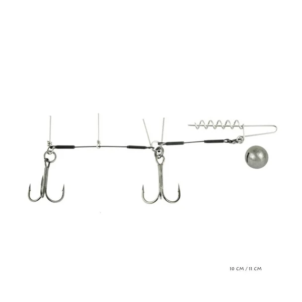 Montage Spro Softbait Spiral Stinger Rig