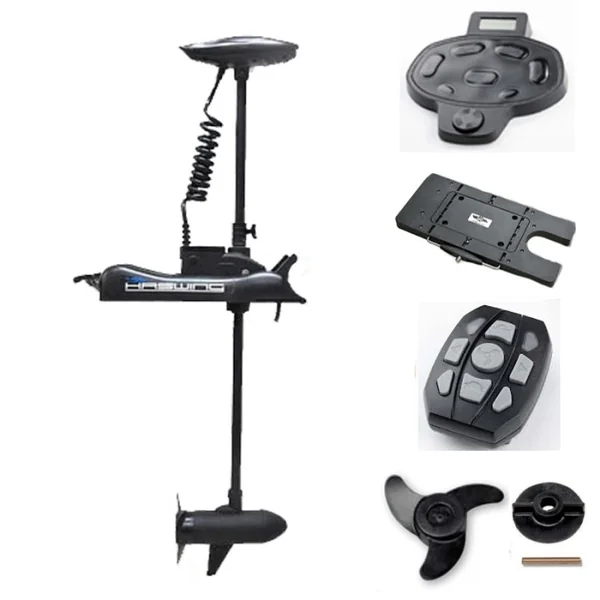 Moteur électrique avant bateau Haswing Cayman 55 - Télécommande - Quick release - Pédale