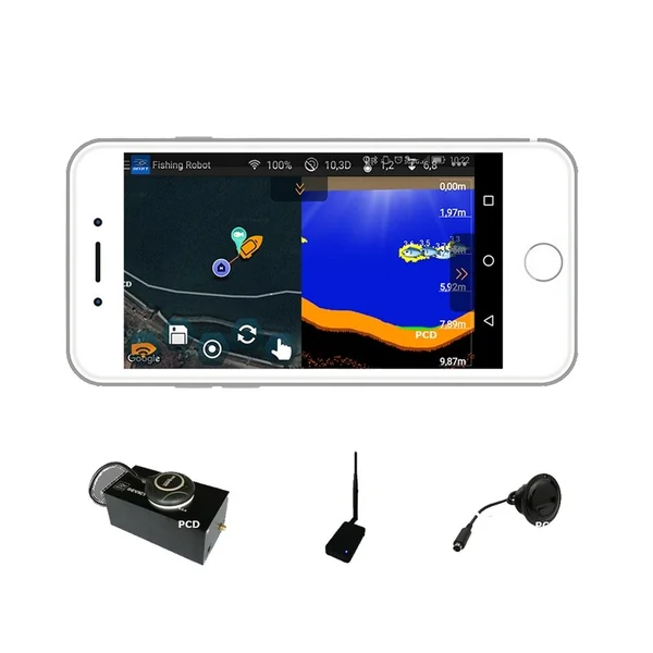 Pack Bateau d'Amorçage Anatec Monocoque S Camou OAK Avec Télécommande DE-SR07 Et Fishing Robot