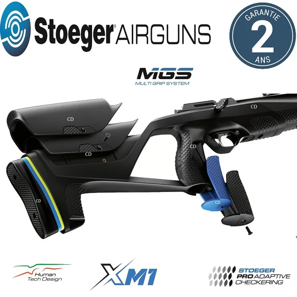Pack Carabine Stoeger Airguns XM1 Ranger PCP Calibre 4.5mm 29 Joules